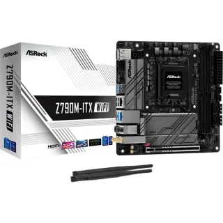 ASRock Z790M-ITX/WIFI, Mainboard (schwarz/grau)