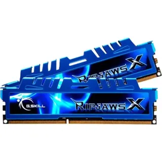 G.Skill DIMM 16 GB DDR3-2400 (2x 8 GB) Dual-Kit, Arbeitsspeicher (F3-2400C11D-16GXM, RipjawsX, INTEL XMP)