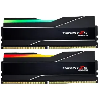 G.Skill DIMM 64 GB DDR5-6000 (2x 32 GB) Dual-Kit, Arbeitsspeicher (schwarz, F5-6000J3238G32GX2-TZ5NR, Trident Z NEO RGB, AMD EXPO)