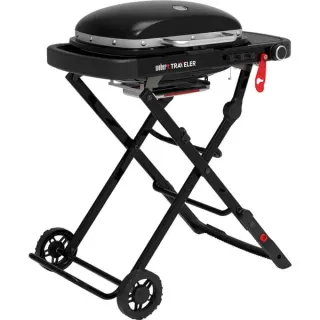 Weber Gasgrill Traveler Compact (schwarz, zusammenklappbar)
