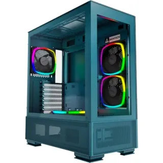 Montech SKY TWO , Tower-Gehäuse (blau, Tempered Glass x 2)
