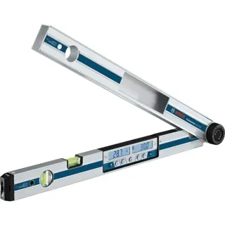 Bosch Professional Winkelmesser GAM 270 MFL Professional (silber/blau, Schutztasche)