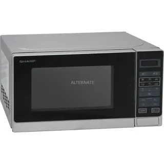 SHARP Mikrowelle R-242 IN-W (silber)