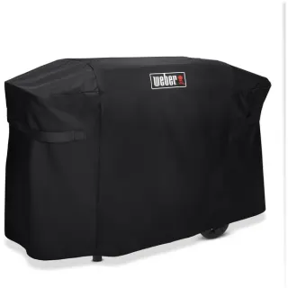 Weber Premium Abdeckhaube für Slate Plancha GPD 71, Schutzhaube (schwarz)