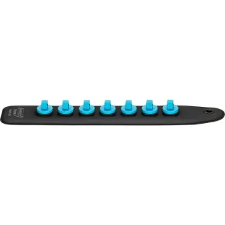 Hazet SmartRail 1/4" 850SR-7, leer, Steckschlüssel (schwarz, 7 Aufnahmen für 1/4" Stecknüsse)