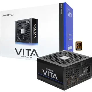 Chieftec VITA 650W, PC-Netzteil (schwarz, 2x PCIe, 650 Watt)
