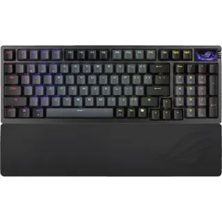 ASUS ROG Azoth 96 HE, Gaming-Tastatur (schwarz, DE-Layout, ROG HFX V2)