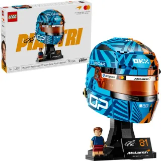 LEGO 43017 Editions McLaren Mastercard F1 Team Oscar Piastri Helm, Konstruktionsspielzeug