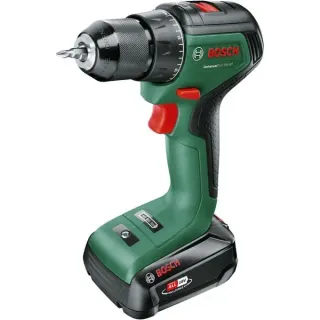 Bosch Heimwerken & Garten Akku-Bohrschrauber UniversalDrill 18V-60 (grün/schwarz, Li-Ionen Akku 2,0Ah, Koffer, POWER FOR ALL ALLIANCE)