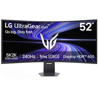 LG UltraGear evo G9 52G930B-B, Gaming-Monitor (131 cm (52 Zoll), schwarz, WUHD, VA, Curved, Free-Sync Premium, 240Hz Panel)