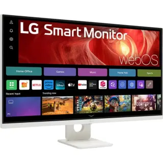 LG Smart Monitor 32U721SA-W, LED-Monitor (80 cm (32 Zoll), weiß, UltraHD/4K, VA, HDMI, USB-C, WebOS, FB)