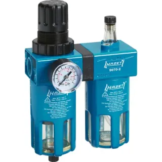 Hazet Wartungseinheit 9070-2 (Filterdruckminderer, Nebelöler und Manometer)