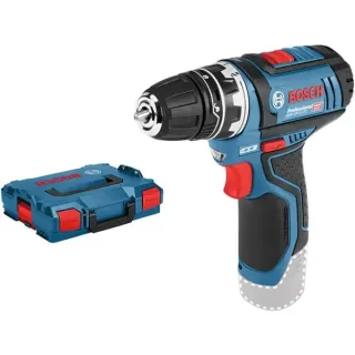 Bosch Professional Akku-Bohrschrauber GSR 12V-15 FC Professional solo, 12Volt (blau/schwarz, ohne Akku und Ladegerät, in L-BOXX)