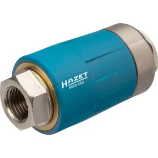 Hazet Sicherheits-Kupplung 9000-060, 1/4" (blau, für Druckluftschlauch)