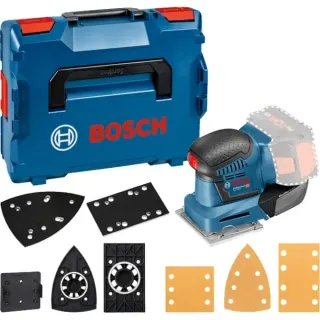 Bosch Professional Akku-Schwingschleifer GSS 18V-10 Professional (blau, ohne Akku und Ladegerät, in L-BOXX)