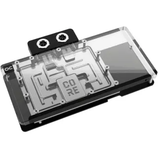 Alphacool Core RX 9070 XT Aorus Elite, Wasserkühlung (transparent/chrom, inkl. Backplate)