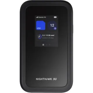 Netgear Nighthawk 5G M7 Mobile WiFi 7 Hotspot Router mit eSIM, Mobile WLAN-Router (schwarz)