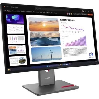 Lenovo ThinkVision P24Q-40, LED-Monitor (60.5 cm (23.8 Zoll), schwarz, QHD, IPS, HDMI, DP, USB-Hub, Daisy Chain)