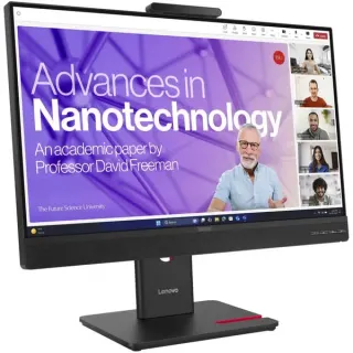 Lenovo ThinkVision T24-4v, LED-Monitor (60.5 cm (23.8 Zoll), schwarz, FullHD, IPS, HDMI, DP, USB-C, USB-Hub, 120Hz Panel)