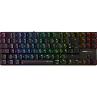 CHERRY XTRFY MX 8.2 Pro TMR Wireless, Gaming-Tastatur (schwarz, DE-Layout, Cherry MK Crystal)