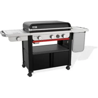 Weber Slate GPSB Premium Plancha, 76cm, Gasgrill (Mit Seitenbrenner)