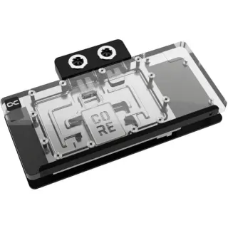 Alphacool Core RX 9070 XT Taichi, Wasserkühlung (transparent/chrom, inkl. Backplate)