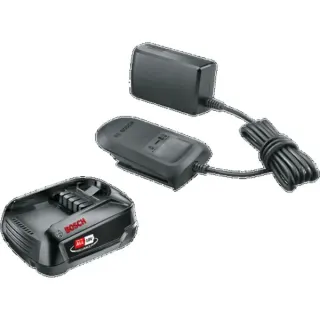 Bosch Heimwerken & Garten Starter-Set 18V (PBA 2.0Ah + AL 18V-20) (schwarz, Akku + Ladegerät, POWER FOR ALL ALLIANCE)