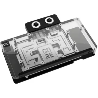 Alphacool Core RX 9070 XT Hellhound + Pure, Wasserkühlung (transparent/chrom, inkl. Backplate)