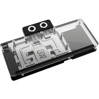 Alphacool Core RX 9070 XT Mercury, Wasserkühlung (transparent/chrom, inkl. Backplate)