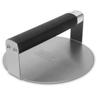 Weber Plancha Burgerpresse aus Edelstahl (edelstahl)