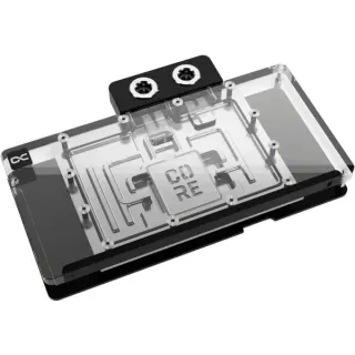 Alphacool Core RX 9070 XT Nitro+, Wasserkühlung (transparent/chrom, inkl. Backplate)