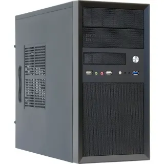 Chieftec CT-01B-350GPB, Tower-Gehäuse (schwarz, inkl. 350-Watt-Netzteil)