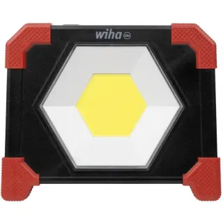 Wiha Akku-Baustrahler 30 Watt (schwarz/rot, integrierter Akku)