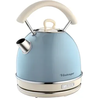 Ariete Vintage Wasserkocher Blue, rund (hellblau, 2.000 Watt, 1,7 Liter)
