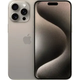 Apple iPhone 15 Pro Max 256GB Generalüberholt, Handy (Titan Natur, iOS)
