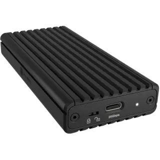 ICY BOX IB-1917M-C32a M.2 NVMe SSD Gehäuse , Laufwerksgehäuse (schwarz, USB 3.2 Gen 2x2 Typ-C)