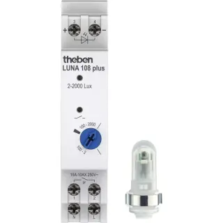 Theben Analoger Dämmerungsschalter LUNA 108 plus AL (1 Kanal, inkl. Lichtsensor)