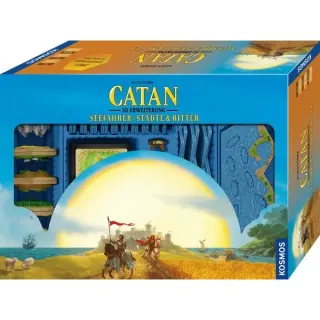 KOSMOS CATAN 3D - Seefahrer + Städte & Ritter, Brettspiel (Erweiterung)