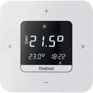 Theben RAMSES 812 top3, Heizungsthermostat (weiß/schwarz)
