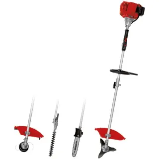 EINHELL Benzin-Multifunktionsantrieb GC-MM 52 I AS, Rasentrimmer (rot/schwarz, 1,5 kW, inkl. 4 Werkzeuge)