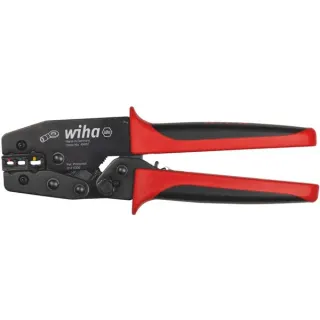 Wiha Crimpwerkzeug 45957, Crimpzange (schwarz/rot, 0,5 bis 6mm²)
