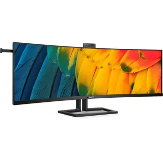 Philips 45B1U6900CH, LED-Monitor (113 cm (44.5 Zoll), schwarz, DQHD, VA, Curved, Pop-up-Webcam, USB-C)