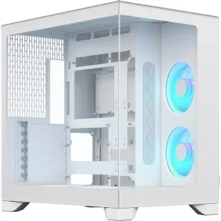 Fractal Design Pop 2 Vision RGB , Tower-Gehäuse (weiß, Panoramaglas)