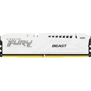 Kingston FURY DIMM 32 GB DDR5-6000, Arbeitsspeicher (weiß, KF560C30BWE-32, Fury Beast, INTEL XMP, AMD EXPO)