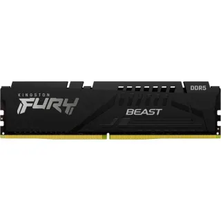 Kingston FURY DIMM 16 GB DDR5-6000, Arbeitsspeicher (schwarz, KF560C30BBE-16, Fury Beast, INTEL XMP, AMD EXPO)