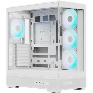 Aerocool P500B Digi-WT-v1 , Tower-Gehäuse (weiß, Tempered Glass x 2)
