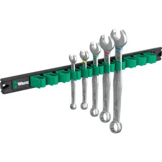Wera 9641 Magnetleiste 6003 Joker 2, 5-teilig, Schraubenschlüssel (Ringmaulschlüssel-Satz)