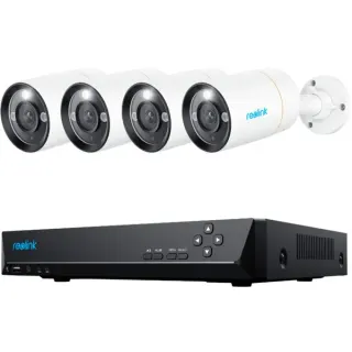 Reolink NVS8-12MB4, Set (1x 8 Kanal NVR, 4x 12 MP Kamera)