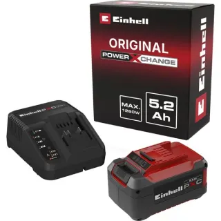 EINHELL PXC-Starter-Kit 5,2 Ah, Set (schwarz/rot)