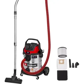 EINHELL TE-VC 2580 SACL, Nass-/Trockensauger (silber/rot)